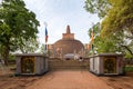 Abhayagiri Stupa in Anuradhapura Ancient City, Sri Lanka