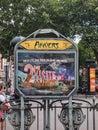 Anvers Metro Station, Montmartre, Paris, France Royalty Free Stock Photo