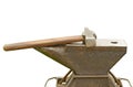 The anvil is a blacksmith`s tool Royalty Free Stock Photo