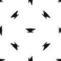 Anvil pattern seamless black