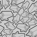 Anvil pattern seamless. Blacksmith tool background. Vector texture
