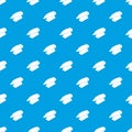 Anvil pattern vector seamless blue