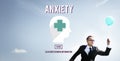 Anxiety Disorder Apprehension Medical Concept Royalty Free Stock Photo