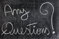 Any Questions On Chalkboard