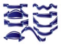 Any ribbons vector set Royalty Free Stock Photo