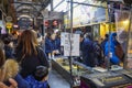 Anyang, South Korea - 13 January 2019: stores of Anyang central market