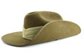 ANZAC army soldier slouch hat Royalty Free Stock Photo