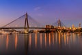 Anzac Bridge in Sydney City, Australia Royalty Free Stock Photo