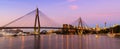 Anzac Bridge in Sydney City, Australia Royalty Free Stock Photo