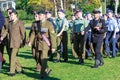 Anzac Day 2018, Tauranga, New Zealand: Memorial Park Royalty Free Stock Photo