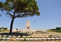 Canakkale, Turkey - June 24, 2011: Lone Pine ANZAC Memorial at the Gallipoli Battlefields in Turkey. Royalty Free Stock Photo