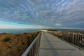 Anzac Memorial Walk and Bar Beach in Newcastle NSW Australia. Royalty Free Stock Photo