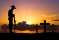 ANZAC soldiers Silhouette