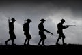 ANZAC soldiers Silhouette