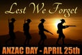 ANZAC soldiers Silhouette