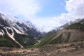 Anzob pass in May, Tajikistan Royalty Free Stock Photo