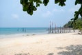 Ao Lung Dam beach Koh Samet Rayong THAILAND Royalty Free Stock Photo