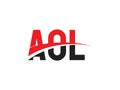 AOL Letter Initial Logo Design Vector Illustration