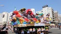 Aomori cityscape during Nebuta Matsuri Royalty Free Stock Photo