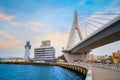 Aomori Bay bridge in Aomori, Japan