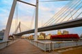 Aomori Bay bridge in Aomori, Japan