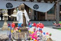 Jizo Bosatsu Statue at Osorezan Bodaiji Temple in Mutsu, Aomori, Japan. founded in 862 AD by the