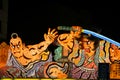 The Aomori Nebuta Matsuri , `Aomori Nebuta Festival` . In August 2015, Japan.