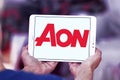 AON insurance logo Royalty Free Stock Photo