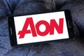 AON insurance logo Royalty Free Stock Photo