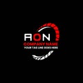 AON letter logo creative design with vector graphic, A Royalty Free Stock Photo