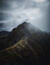 The Aonach Eagach Ridge, Glencoe Royalty Free Stock Photo