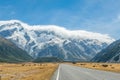 Aoraki Mount Cook National Park in New Zealand Royalty Free Stock Photo