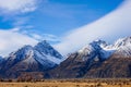 Aoraki Mount Cook Queenstown New Zealand Royalty Free Stock Photo