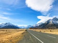 Aoraki Mount Cook Queenstown New Zealand Royalty Free Stock Photo