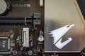 Aorus Mainboard AMD Royalty Free Stock Photo