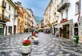 Aosta City Cross Street