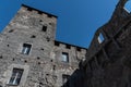 Aosta. The Porta Pretoria. Roman times Royalty Free Stock Photo