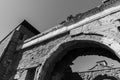 Aosta. The Porta Pretoria. Roman times Royalty Free Stock Photo