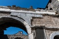 Aosta. The Porta Pretoria. Roman times Royalty Free Stock Photo