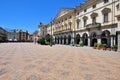 Aosta town sqaure Royalty Free Stock Photo