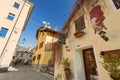 AOSTA, VALLE D`AOSTA, ITALY - Typical Old Town Street