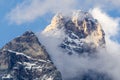 Aosta Valley, Mount Cervino peak Royalty Free Stock Photo
