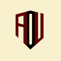 AOV creative minimalist letter logo. AOV unique vector initials alphabet letter logo design Royalty Free Stock Photo