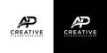 AP or PA initial letter vector logo design Royalty Free Stock Photo