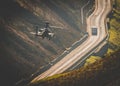 Apache helicopter flying Royalty Free Stock Photo