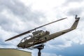 Apache helicopter vietnam era Royalty Free Stock Photo