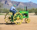 Apache Junction, Arizona: Antique Tractor - John Deere Model B (1935) Royalty Free Stock Photo