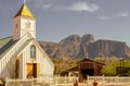 Apache Junction, Arizona / USA - October 7 2020: The Elvis Presley Memorial Chapel and Wild West town
