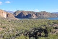 Apache Lake in Arizona Royalty Free Stock Photo