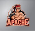 Apache logo design creative artneptunus